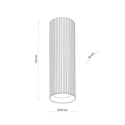 Spotlight TUNE M 1xGU10/10W/230V 17 cm white