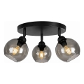 Spotlight UNO 3xE27/60W/230V black