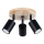 Spotlight VERDO 3xGU10/10W/230V black/beech