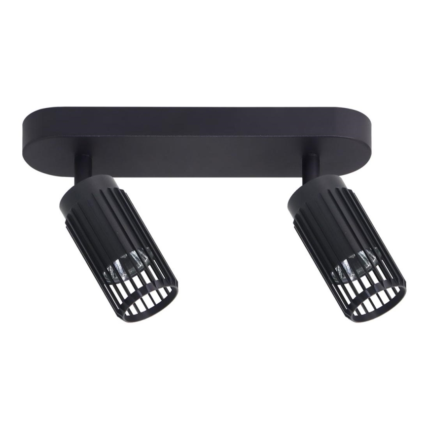 Spotlight VERTICAL 2xGU10/8W/230V black