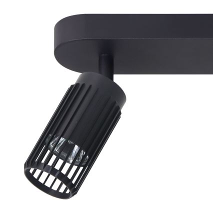 Spotlight VERTICAL 2xGU10/8W/230V black