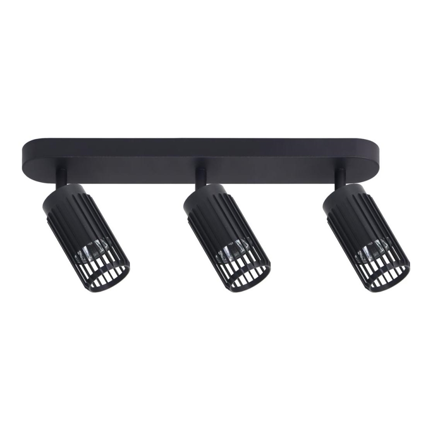 Spotlight VERTICAL 3xGU10/8W/230V black