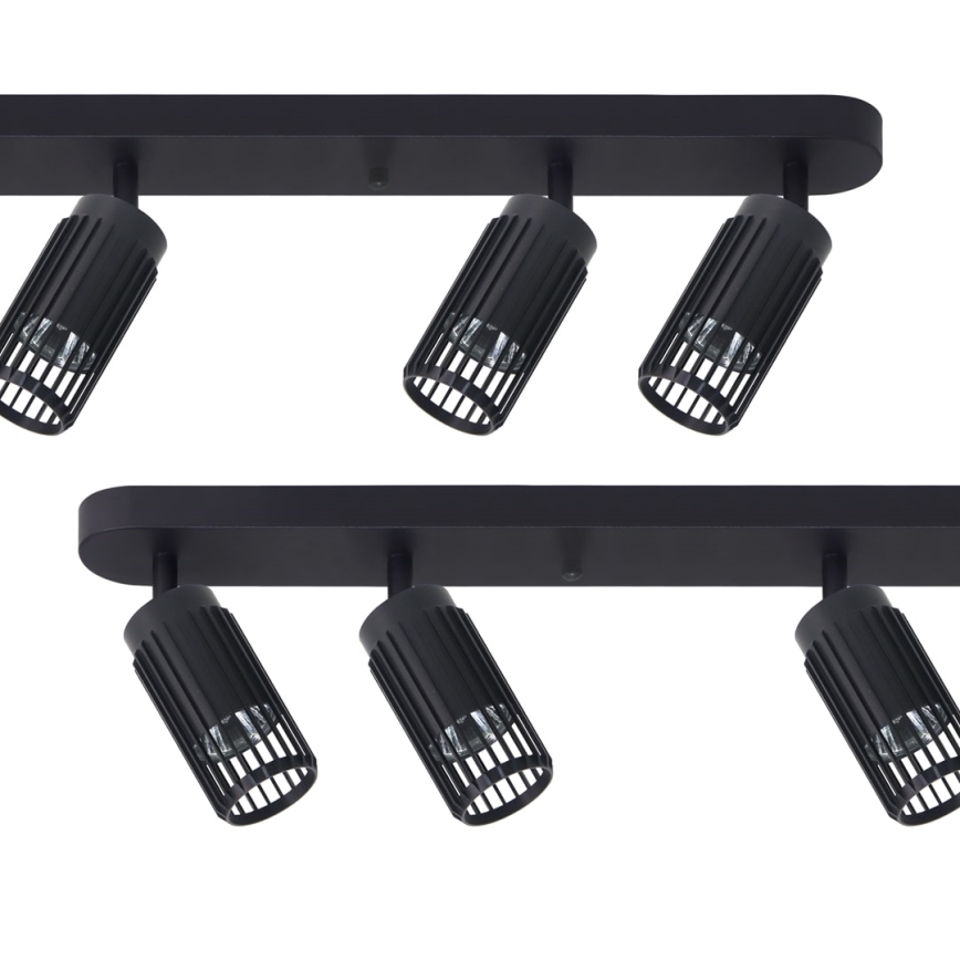 Spotlight VERTICAL 6xGU10/8W/230V black