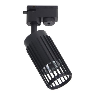 Spotlight VERTICAL for rail system 1xGU10/8W/230V black