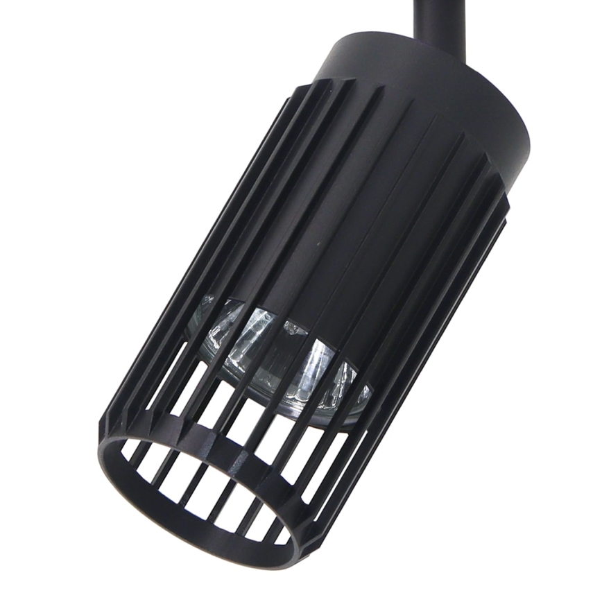 Spotlight VERTICAL for rail system 1xGU10/8W/230V black