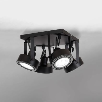 Spotlight VIVA 4xGU10-AR111/15W/230V