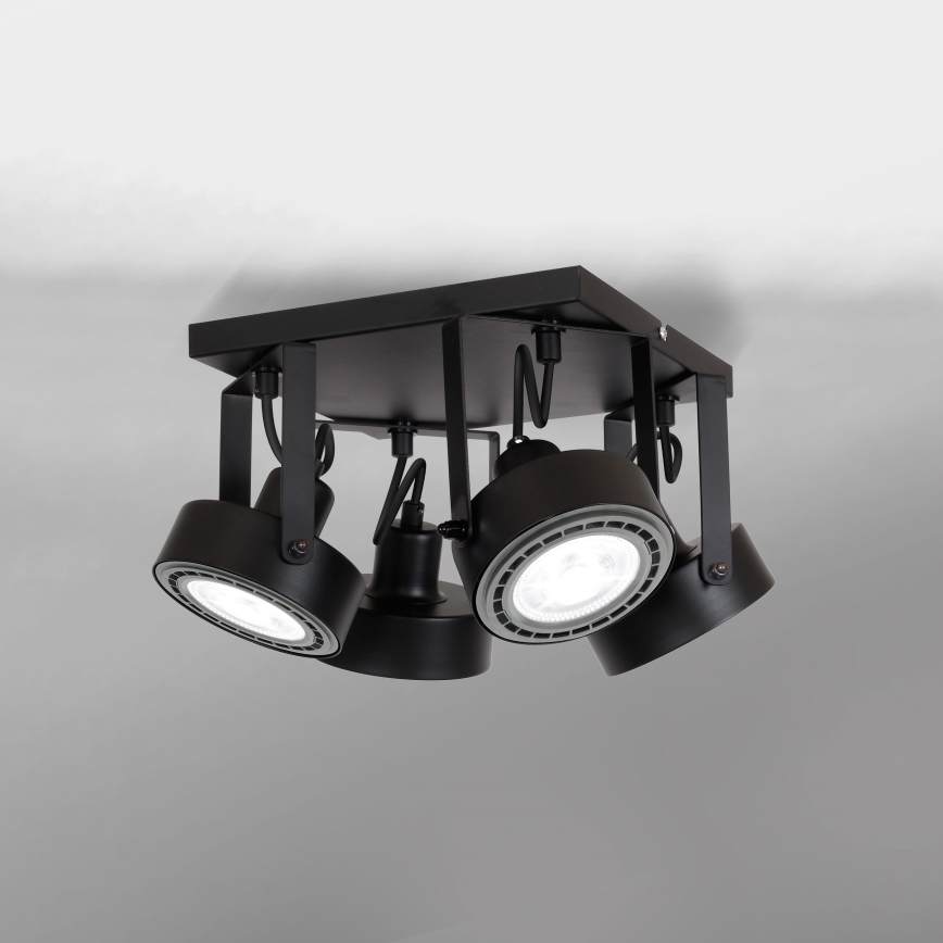 Spotlight VIVA 4xGU10-AR111/15W/230V