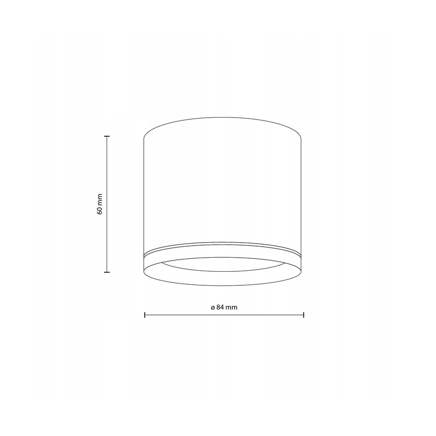 Spotlight VIVO 1xGX53/10W/230V 10 cm white