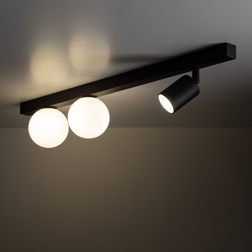 Spotlight VOX 2xG9/8W/230V + 1xGU10/10W black