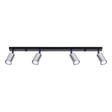 Spotlight WINX 4xGU10/10W/230V black/shiny chrome