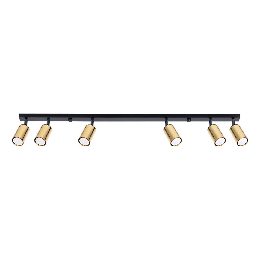 Spotlight WINX 6xGU10/10W/230V black/gold