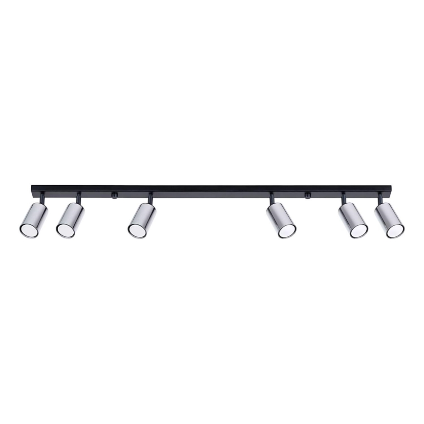 Spotlight WINX 6xGU10/10W/230V black/shiny chrome