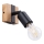 Spotlight ZUCA 1xE27/15W/230V black/oak