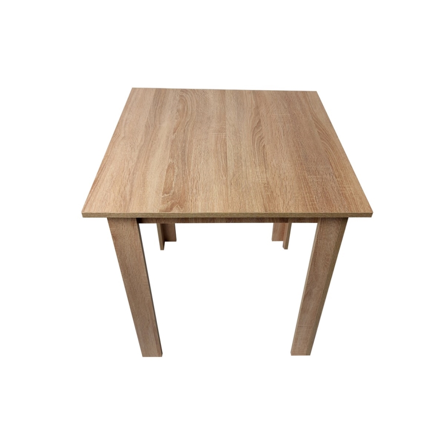 Square dining table LEVI oak