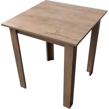 Square dining table LEVI oak sonoma