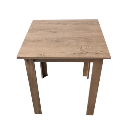 Square dining table LEVI oak sonoma