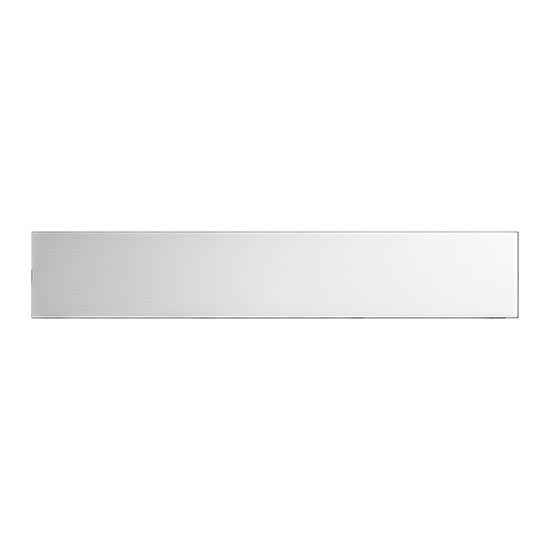 Stainless Steel Channel Drain 49.5 x 2.3 cm, Silver