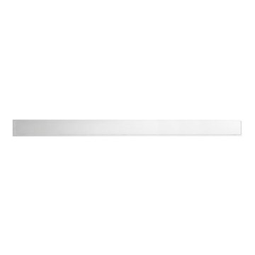 Stainless steel drain channel 99.5 x 2.3 cm, silver