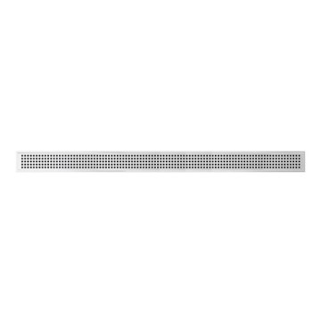 Stainless steel grille 99.5 x 2.3 cm, silver