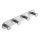 Stainless steel hook 25.5 x 4.5 cm, silver