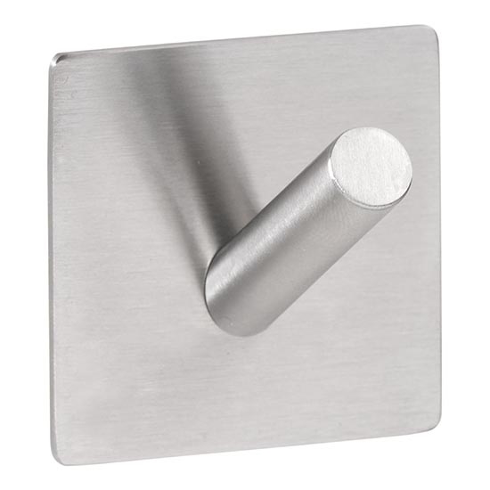 Stainless steel hook 4.5 x 4.5 cm, silver
