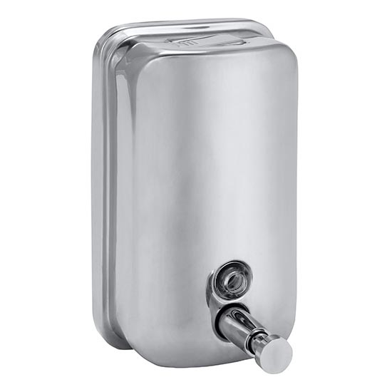 Stainless Steel/Silver Soap Dispenser 10x15 cm