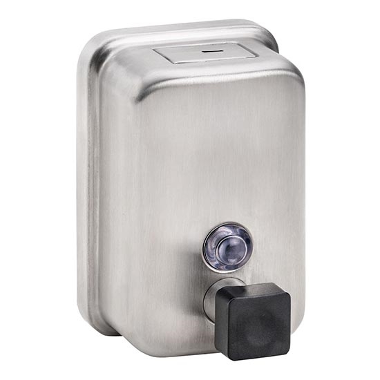 Stainless Steel/Silver Soap Dispenser, 9.7 x 15 cm