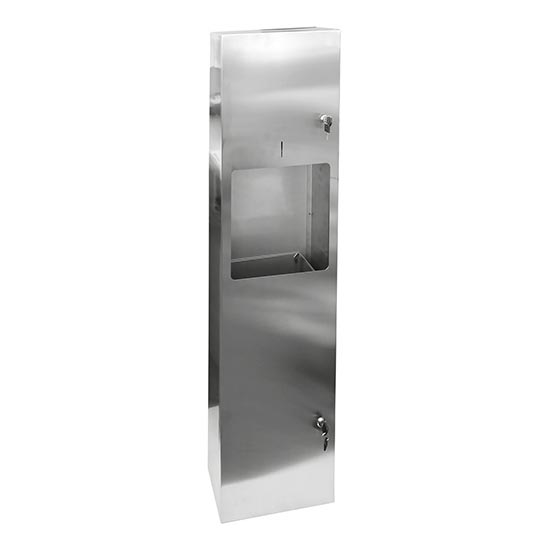 Stainless Steel Towel Dispenser 31 x 122.5 cm, Silver