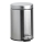 Stainless steel waste bin, 17 x 25.5 cm, silver