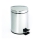 Stainless steel waste bin 30x45 cm, silver