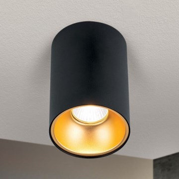 STARLIGHT spotlight 1xGU10/50W/230V black/gold