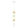STARS Children's Cable Pendant Light 1xE27/20W/230V Yellow/White