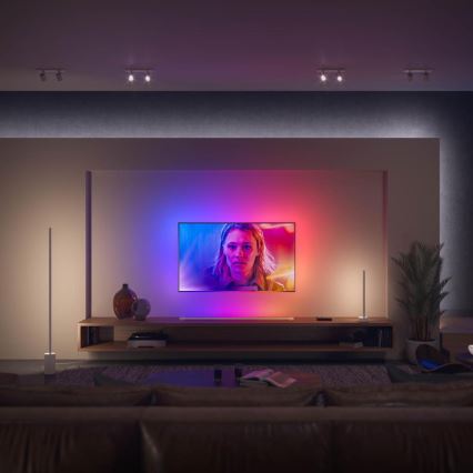 Starter kit - LED RGBW Dimmable strip Philips Hue WHITE AND COLOR AMBIANCE LED/20W/230V 2 m