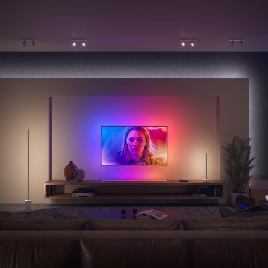 Starter kit - LED RGBW Dimmable strip Philips Hue WHITE AND COLOR AMBIANCE LED/20W/230V 2 m