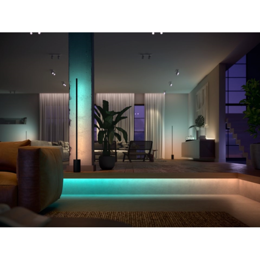 Starter kit - LED RGBW Dimmable strip Philips Hue WHITE AND COLOR AMBIANCE LED/20W/230V 2 m