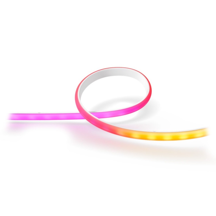 Starter kit - LED RGBW Dimmable strip Philips Hue WHITE AND COLOR AMBIANCE LED/20W/230V 2 m