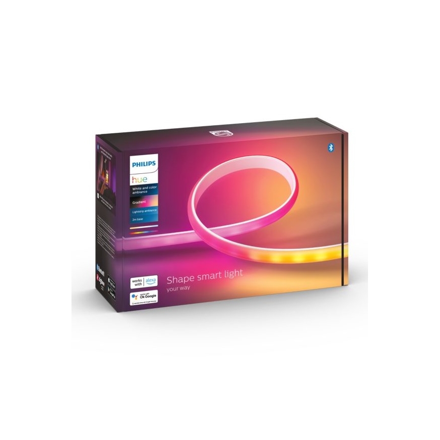 Starter kit - LED RGBW Dimmable strip Philips Hue WHITE AND COLOR AMBIANCE LED/20W/230V 2 m