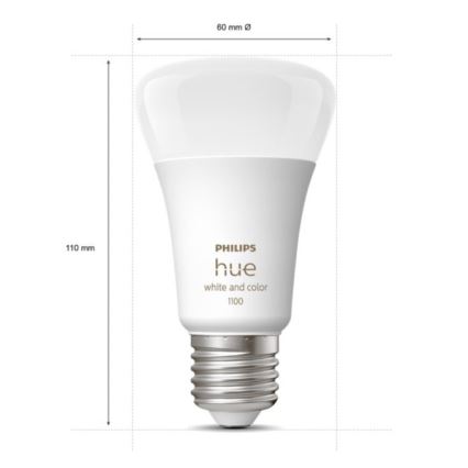 Starter kit Philips Hue WHITE AND COLOR AMBIANCE 3xE27/9W 2000-6500K + interconnection device