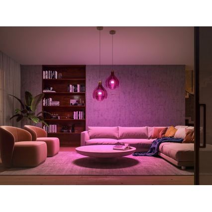 Starter kit Philips Hue WHITE AND COLOR AMBIANCE 3xE27/9W/230V 2000-6500K + interconnection device