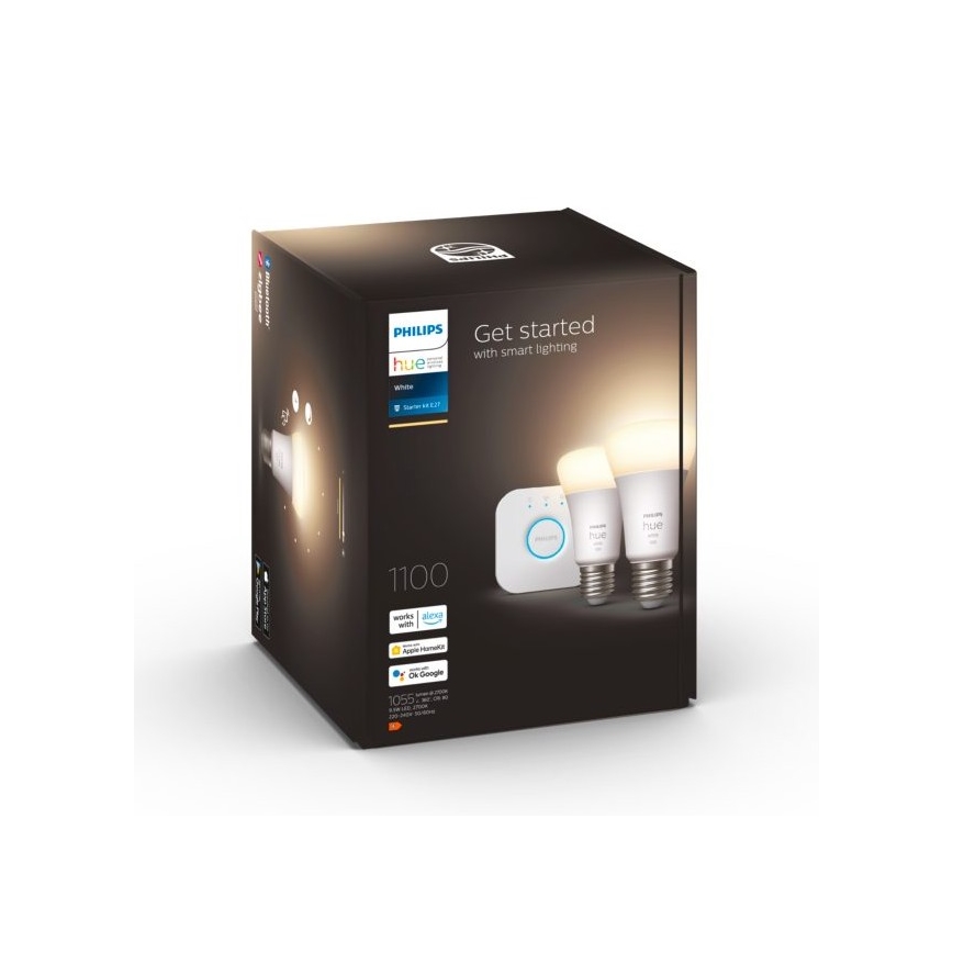 Starter kit Philips Hue WHITE 2xE27/9,5W 2700K + interconnection device