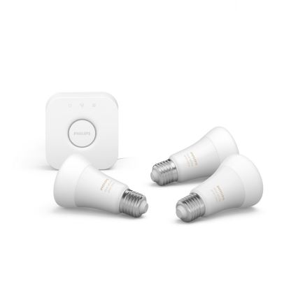 Starter kit Philips Hue WHITE AND COLOR AMBIANCE 3xE27/9,5W/230V 2000-6500K