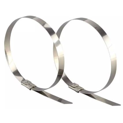 Steel folding bands 4,6x250mm 100pcs steel