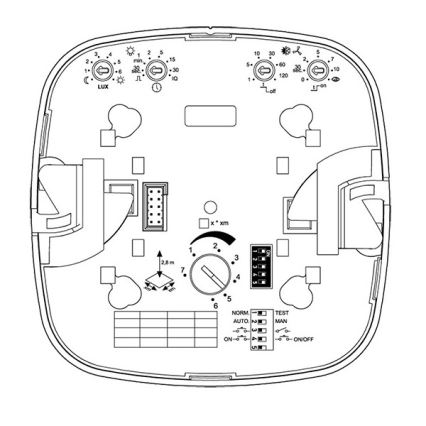 Steinel 002770 - Presence detector IR Quattro HD 24m COM2 white