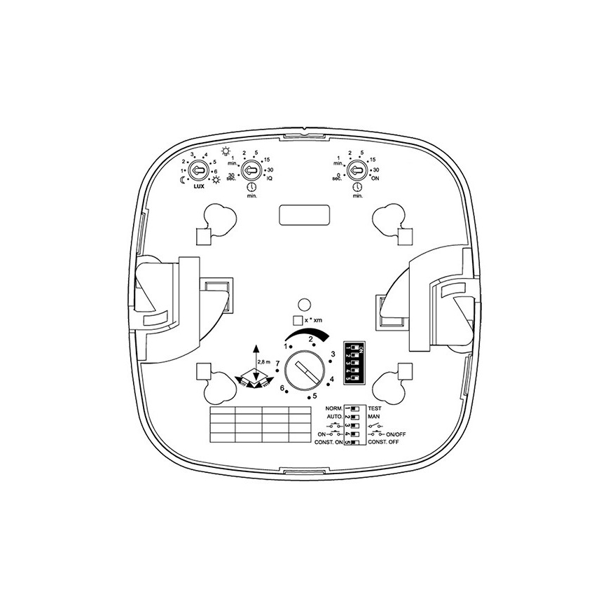Steinel 002817 - Presence detector HF 360 DALI-2 APC white