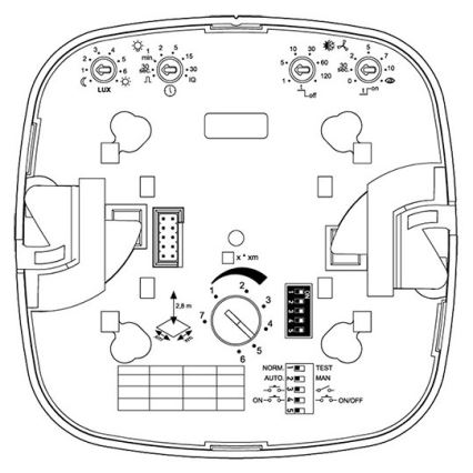 Steinel 002848 - Presence detector HF 360 COM2 white