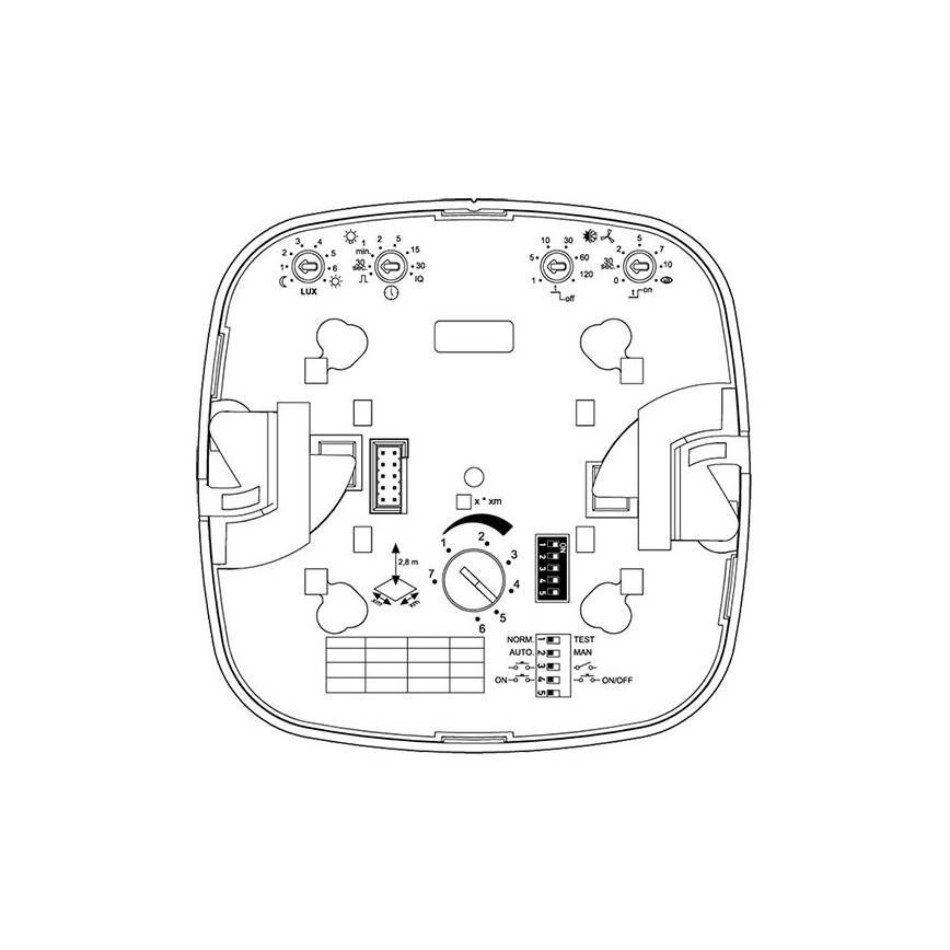Steinel 002848 - Presence detector HF 360 COM2 white