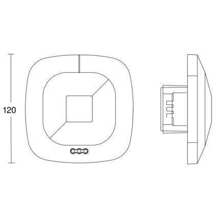 Steinel 002848 - Presence detector HF 360 COM2 white