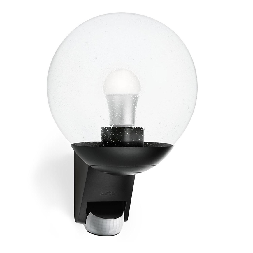 STEINEL 005535 - Outdoor wall light with sensor L585S 1xE27/60W black IP44