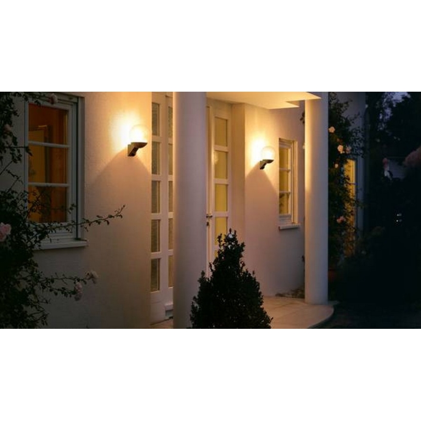 STEINEL 005535 - Outdoor wall light with sensor L585S 1xE27/60W black IP44