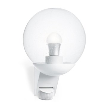 STEINEL 005917 - Outdoor wall light with sensor L585S 1xE27/60W white IP44